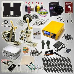 Complete Tattoo Kit HILDBRANDT ADVANCED 2 MACHINE Pretuned GUN Ink Set