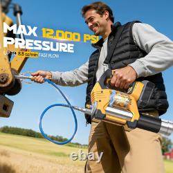 Cordless Grease Gun, Compatible with Dewalt 20V Battery (Tool Only), 3-Speed Adj
