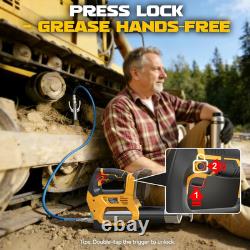 Cordless Grease Gun, Compatible with Dewalt 20V Battery (Tool Only), 3-Speed Adj
