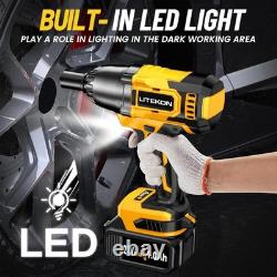 Cordless Impact Wrench 1/2 Inch, 480Ft-lbs 650N. M Brushless High Power Impact