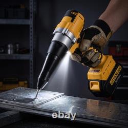 Cordless Rivet Gun Compatible with Dewalt 20V Battery, Electric Rivet Gun Kit