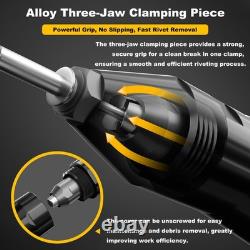 Cordless Rivet Gun Compatible with Dewalt 20V Battery, Electric Rivet Gun Kit