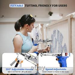 Cordless Tufting Gun kit Battery Powered Rug Tufting Gun Kit for Carpet Making