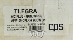 Cps Tlfgra Afm100 Ac Flush Gun Kit Regulator Tank Cylinder Hose New Surplus 80c