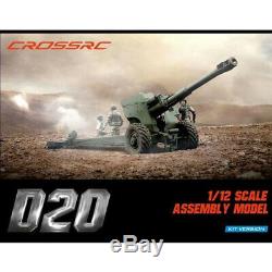 Cross RC D20 1/12 Howitzer Gun Trailer Kit for Military Vehicles CZR90100044