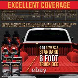 Custom Coat Hot Rod Red 1.5 Gal Urethane Spray-On Truck Bed Liner Spray Gun Kit