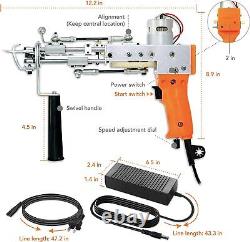 Cut Pile Tufting Gun Original AK-I Rug Making kit Rug Gun Machine Starter kit