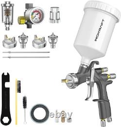 D1 LVLP Air Spray Gun Premium Kit Easy Use Cars & House DIY 1.3/1.5/1.7mm Nozzle