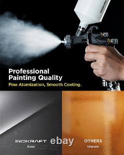 D1 LVLP Air Spray Gun Premium Kit, Easy to Use, Paint Gun for Cars & House DIY P