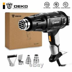 DEKO 2000W Heat Gun Hot Air Gun Kit Variable Temperature Control Power Tool