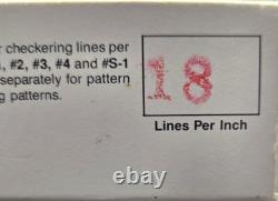 DEM-BART GUN STOCK CHECKERING (MASTER) TOOL KIT 18 Lines Per Inch UNUSED