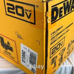 DEWALT 20V MAX 3 Tool Combo Kit DCK397HM2 Impact Flashlight Grease Gun New