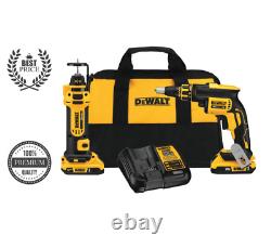 DEWALT 20-Volt MAX XR Cordless Drywall Screw Gun/Cut-out Tool Combo Kit (2-Tool)