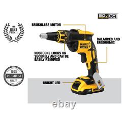 DEWALT 20-Volt MAX XR Cordless Drywall Screw Gun/Cut-out Tool Combo Kit (2-Tool)