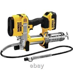 DEWALT DCGG571M1 20V MAX Lithium-Ion Cordless Grease Gun Kit (4 Ah) NEW US