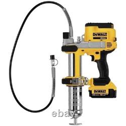 DEWALT DCGG571M1 20V MAX Lithium-Ion Cordless Grease Gun Kit (4 Ah) NEW US