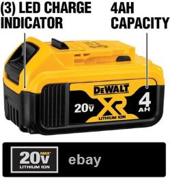DEWALT Grease Gun Kit 20V MAX with 4.0Ah Battery and Charger, Cordless Grease Gu
