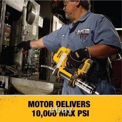 DEWALT Grease Gun Kit 20V MAX with 4.0Ah Battery and Charger, Cordless Grease Gu