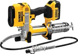 DEWALT Grease Gun Kit 20V MAX with 4.0Ah Battery and Charger, Cordless Grease Gu