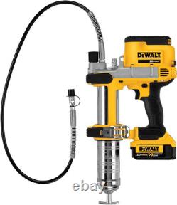 DEWALT Grease Gun Kit 20V MAX with 4.0Ah Battery and Charger, Cordless Grease Gu