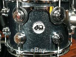 DW Drums sets Maple Drum Workshop Collector's Gun Metal Sparkle Glass 5pc kit