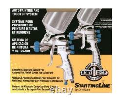 DeVilbiss 802342 StartingLine HVLP Gravity Spray Gun Kit, 2.7, Factory