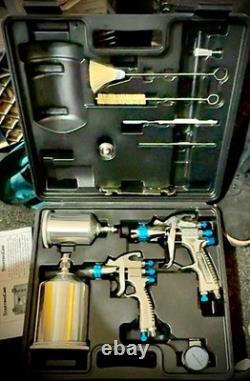 DeVilbiss 802342 StartingLine HVLP Gravity Spray Gun Kit Auto Car Paint Set
