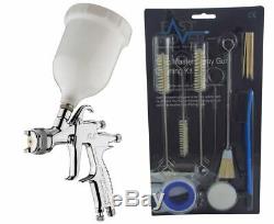 DeVilbiss FLG-G5 1.4mm Paint Spray Gun with 1.3 Piece Cleaning Kit