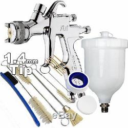 DeVilbiss FLG-G5 1.4mm Paint Spray Gun with 1.3 Piece Cleaning Kit