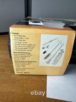 DeVilbiss StartingLine 802141 HVLP Gravity Feed Auto Paint Finish Spray Gun Kit