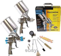 DeVilbiss StartingLine -802343- HVLP Auto Paint, Primer Spray Gun Kit