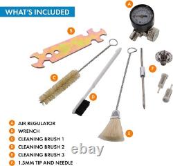 DeVilbiss StartingLine -802343- HVLP Auto Paint, Primer Spray Gun Kit