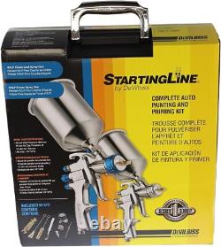 DeVilbiss StartingLine -802343- HVLP Auto Paint, Primer Spray Gun Kit