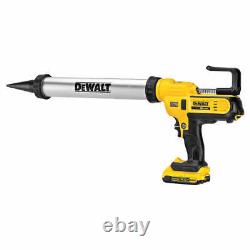 DeWALT DCE580D1 20V MAX 300-600ml Sausage Pack Adhesive Gun Kit NEW IN US
