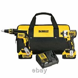 DeWALT DCK267M2 20-Volt 4.0Ah Lithium-Ion Screw Gun and Impact Driver Combo Kit