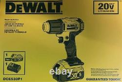 DeWalt DCE530P1 20V 5.0AH Max Cordless Heat Gun Kit Brand New