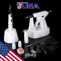 Dental Endodontic Gutta Percha Obturation System Gun + Pen + Needles + Tips Kit