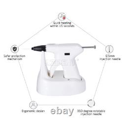 Dental Gutta Percha Obturation System Endo Heated Pen &Gun Kit with F M FM Tips