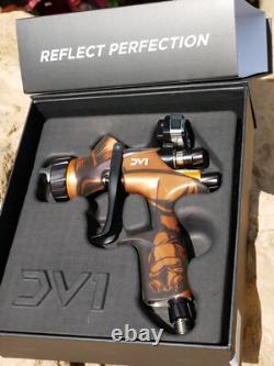 Devilbiss 905921 Dv1 Clearcoat Old School Digital Spray Gun Kit With C1 & C2