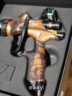 Devilbiss 905921 Dv1 Clearcoat Old School Digital Spray Gun Kit With C1 & C2