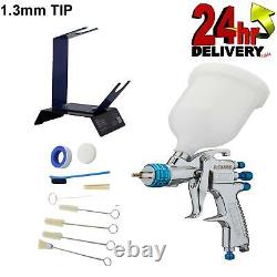 Devilbiss SLG-620-1.3mm Spray Gun Gravity Feed with stand and cleaning kit