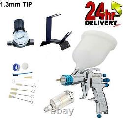 Devilbiss SLG-620.1.3mm Spray Gun Gravity with stand, gauge, filter&cleaning kit