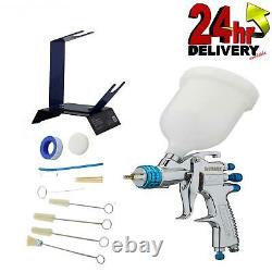 Devilbiss SLG-620-1.8mm Spray Gun Gravity Feed with stand and cleaning kit