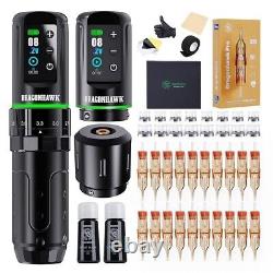 Dragonhawk L3 Tattoo Kit, Cordless/Cord Complete Tattoo 2 Batteries 2,000mAh