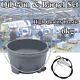Durable For Pipe Threader Tools Handheld Plastic Oiler Bucket Oil Gun Kit New