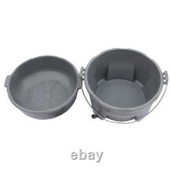 Durable For Pipe Threader Tools Handheld Plastic Oiler Bucket Oil Gun Kit NEW