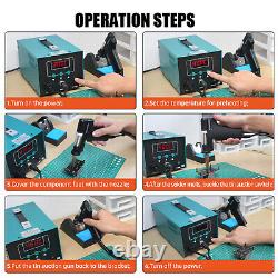 ESD Safe 90W Desoldering Station Kit Soldering Iron Suction Tin Gun PISTOLAS