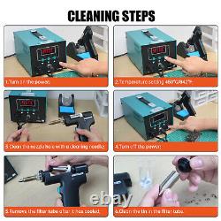 ESD Safe 90W Desoldering Station Kit Soldering Iron Suction Tin Gun PISTOLAS