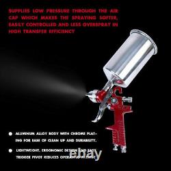 ETOSHA 3 HVLP Air Spray Gun Kit Auto Paint Car Primer Detail Basecoat Clearcoat