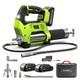 Electric Grease Gun 12000 Psi Battery Powered, Cordless Grease Gun Kit 2 Battery